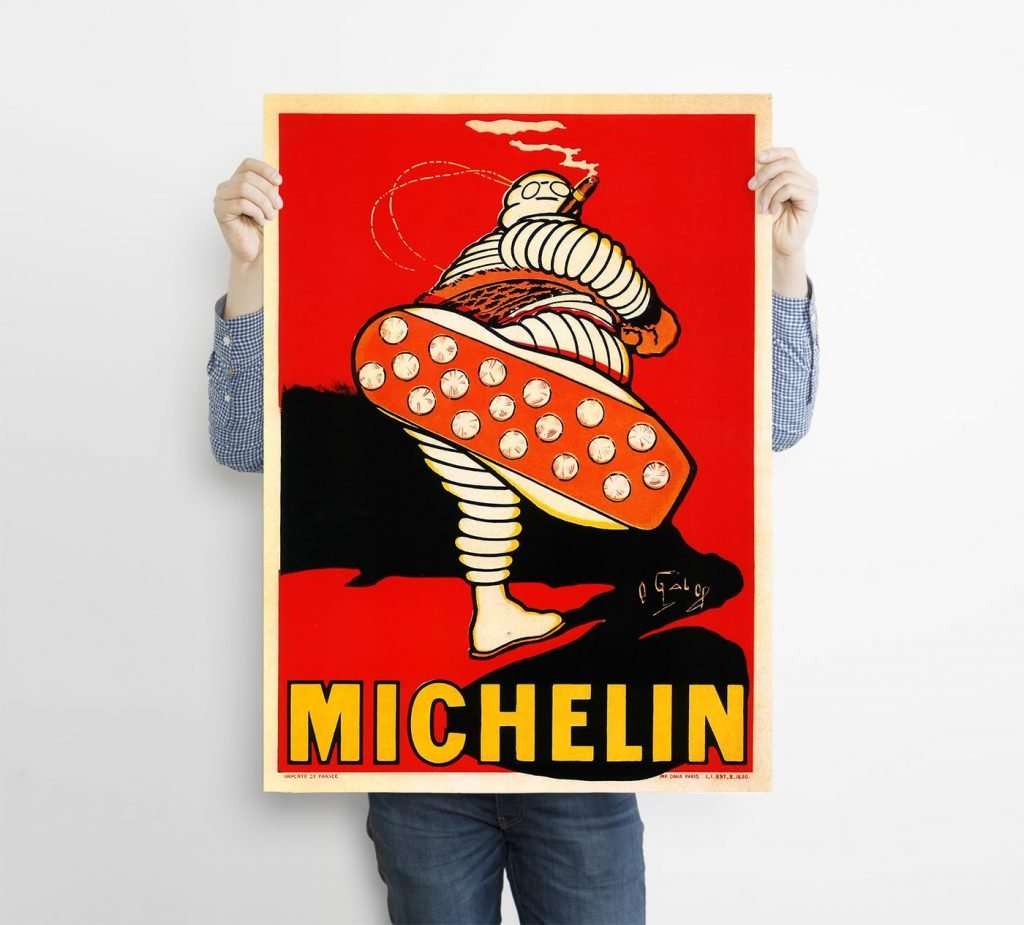 Poster De Michelin Retromobile